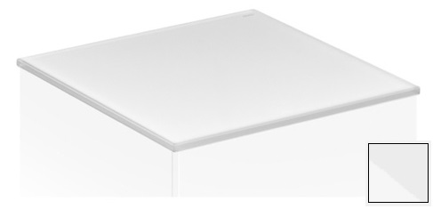 Декоративная верхняя крышка из кристаллина для боковой тумбы KEUCO EDITION 11 31322 309000 Белый глянцевый