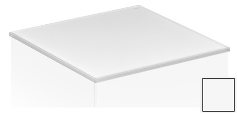 Декоративная верхняя крышка из кристаллина для боковой тумбы KEUCO EDITION 11 31322 279000 Белый матовый
