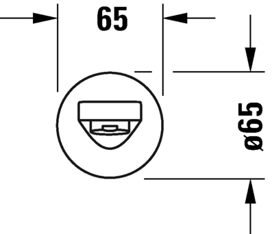 Излив для ванны DURAVIT TULUM TU5240010010 171 мм, хром
