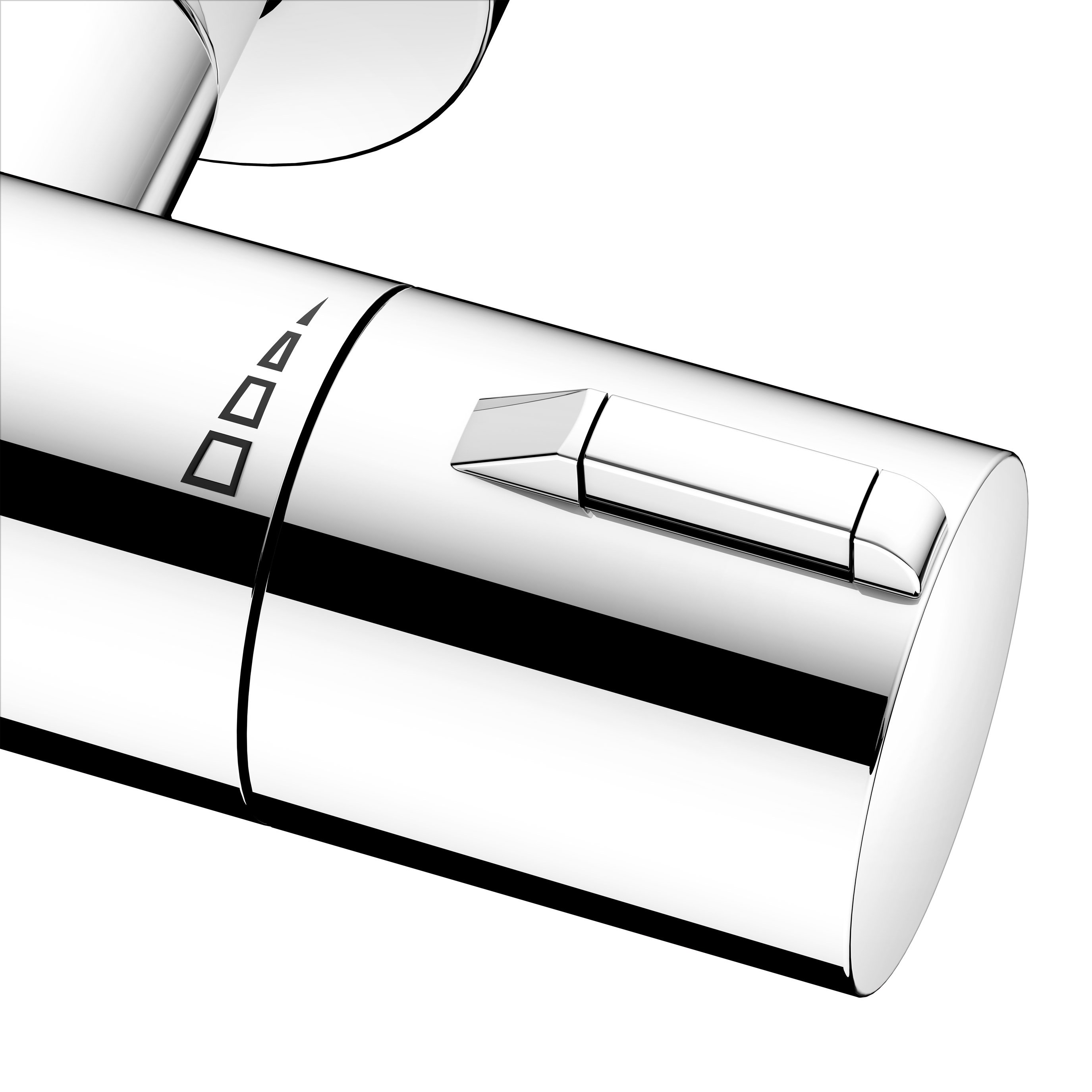 Термостат для душа KEUCO PLAN BLUE 53926 011001 с защитой от обратного потока, цвет Хром