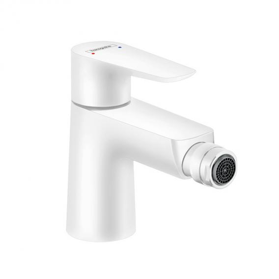 Смеситель для биде Hansgrohe Talis E 71720700 с донным клапаном, белый матовый