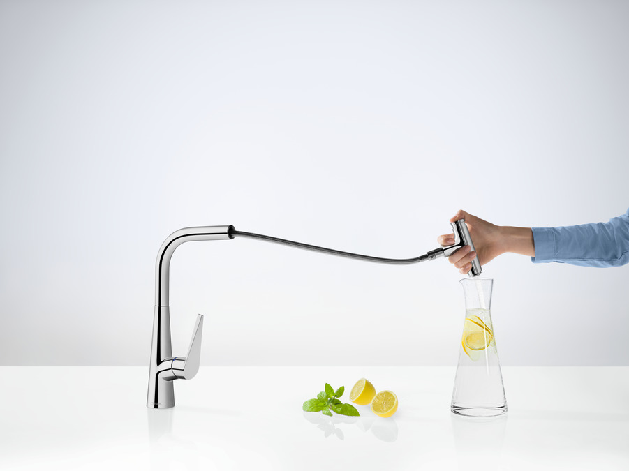 Смеситель для кухни высокий Hansgrohe Talis Select S 72821800 Хром