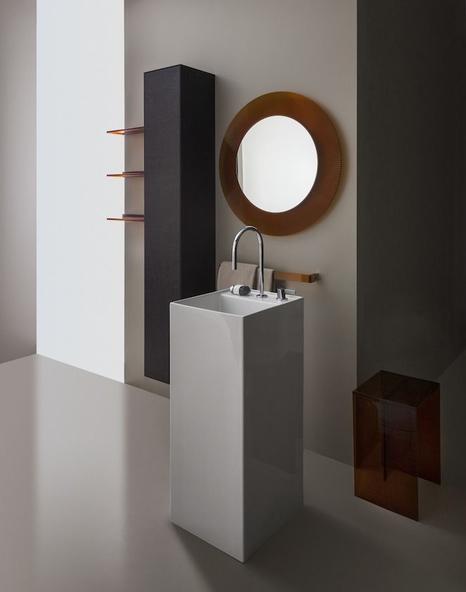 Табурет для ванной комнаты Kartell by Laufen   3.8933.0.081.000.1 пластик, цвет янтарь