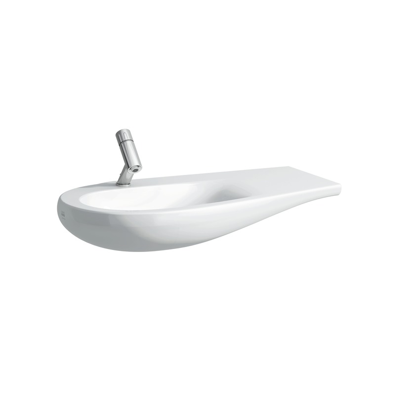 Раковина столешница Laufen IL Bagno Alessi One 814975  90 см полочка справа.