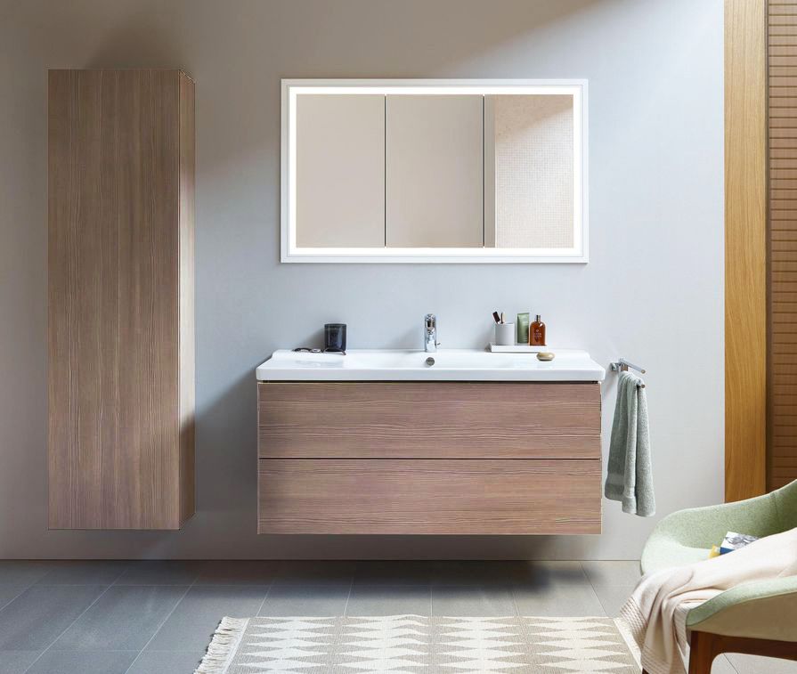Тумба подвесная под раковину Duravit L-Cube LC 6278 3131 сосна серебристая (изделие снято с производства)