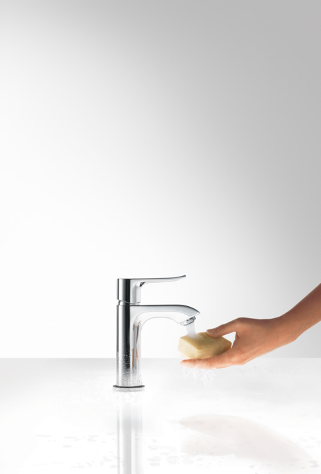 Смеситель для маленькой раковины Hansgrohe Metris 31088000 Хром