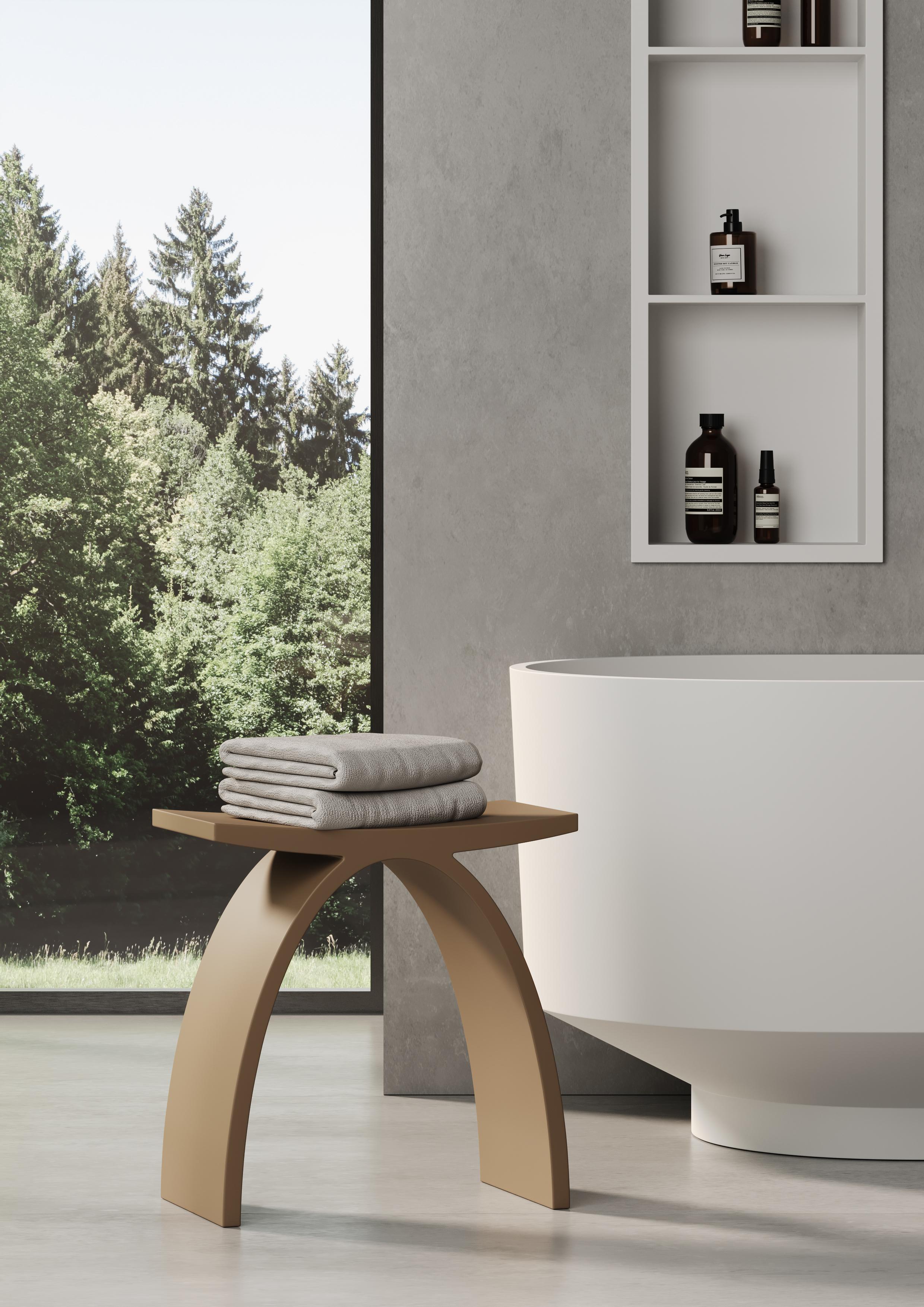 Шкафчик открытый, встраиваемый в стену, горизонтальный DEA DESIGN (Accessories) DD3014 920 18   92x15xh20 см, из композита Solisurface, цвет White №18