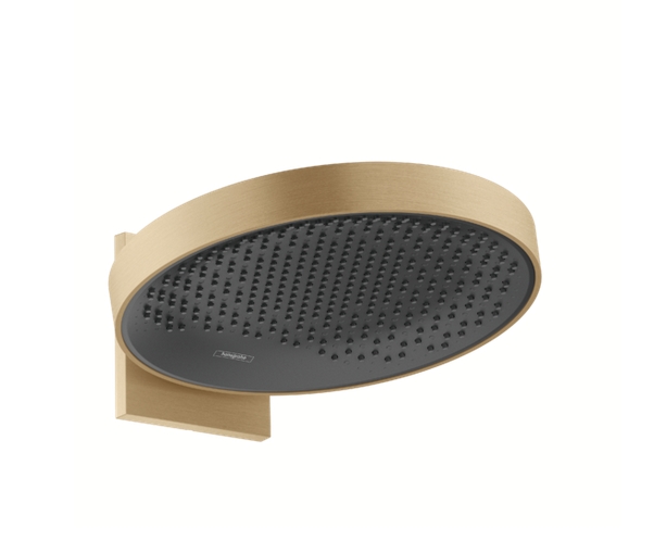 Верхний душ круглый настенный HANSGROHE Rainfinity 26230140 360, 1jet, цвет Шлифованная бронза