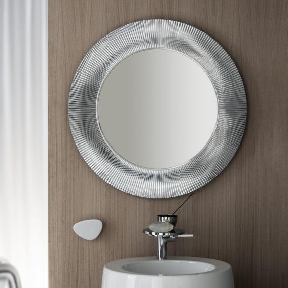 Зеркало круглое   Laufen  Kartell  3.8633.1.086.000.1  78 см, рама пластик серебряный