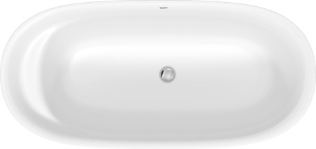 Отдельно стоящая ванна Duravit Cape Code 700459000000000 1650 мм х 780 мм, c двумя наклонами для спины, с бесшовной панелью и ножками, белая матовая