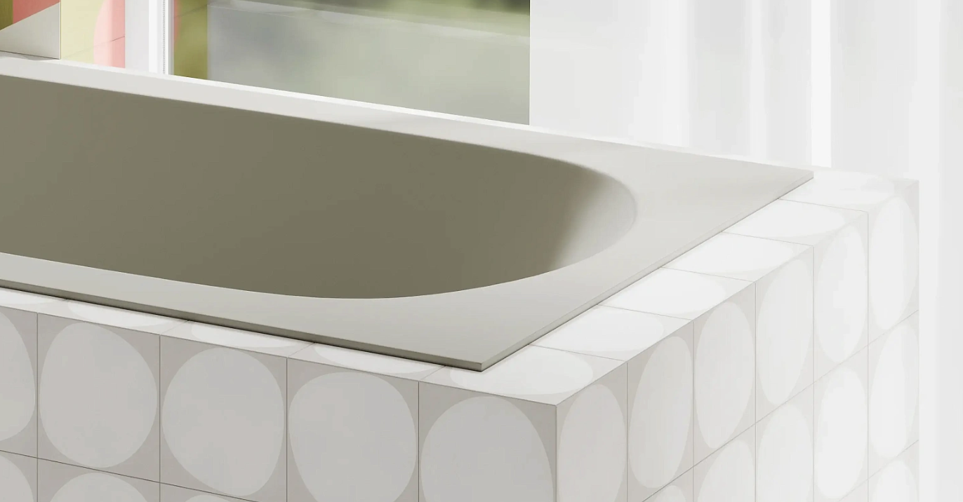 Встраиваемая овальная ванна SALINI ORNELLA KIT 102423M 700х1690х600 мм, S-Stone, регулируемые ножки, донный клапан "Click-Clack", сифон, интегрированный слив-перелив, цвет Белый матовый