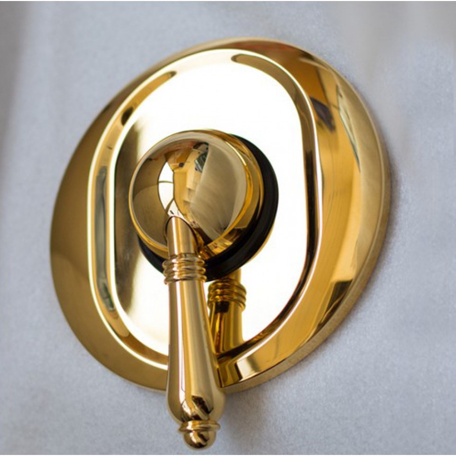 Смеситель для душа однорычажный NICOLAZZI MONOCOMANDO CLASSICO 3406BZ76 Бронза/Белый