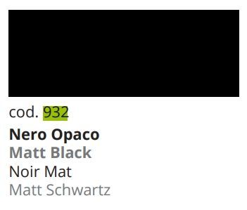 Открытая структура из алюминия BMT BLEUS 4.0   971 237 FCF 02 932   500х243х500 мм, цвет Nero Opaco