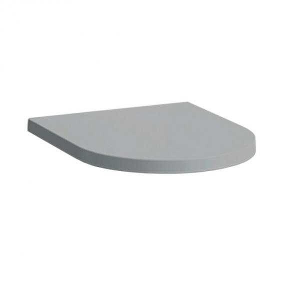 Сиденье с крышкой для унитаза Kartell by Laufen  8.9133.3.759.000.1 круглая форма, softclose, цвет серый матовый									