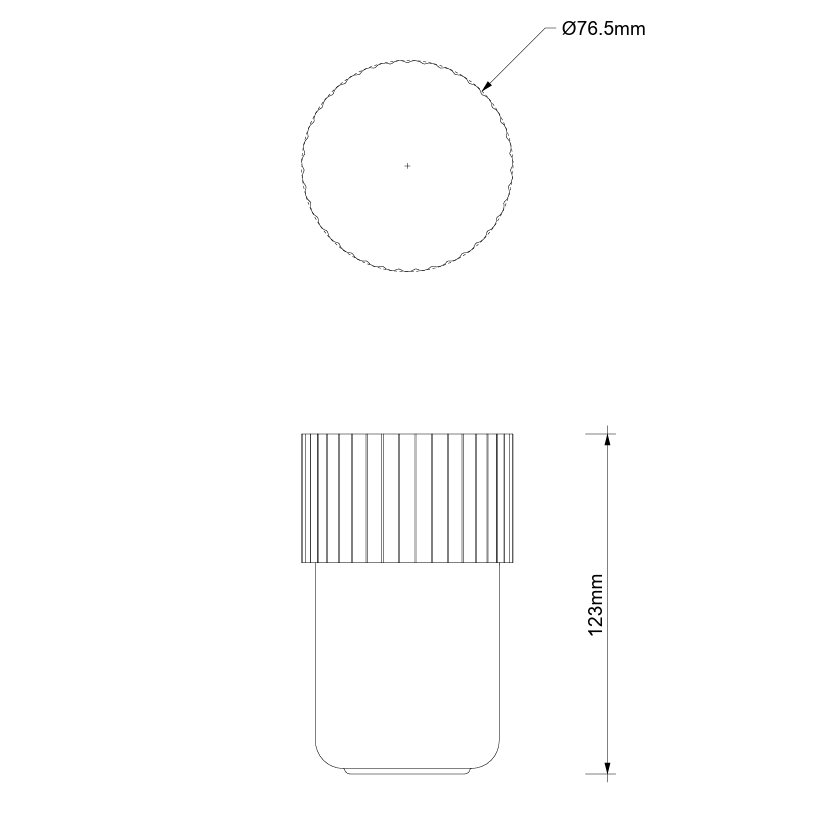 Корзина для мусора DECOR WALTHER  OF.LINE BEOD   0670845    30 x 21 x 21 см, 8,5 л.,  алюминий/фарфор, цвет Champagner (Шампань)/Dune (песочный матовый)