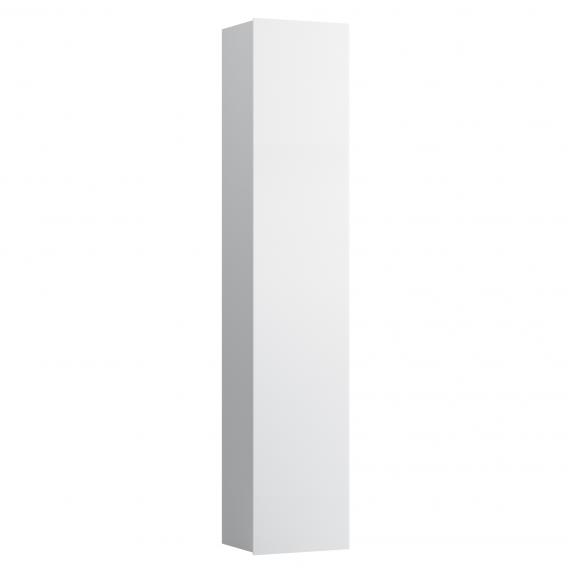 Высокий шкаф-пенал подвесной   Laufen  INO  4.2545.2.030.170.1  высота 180 см, 1 дверца из алюминия, петли справа, белый матовый.