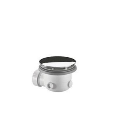 Сифон для керамического поддона GSI Pura H2 PILDSR209 с декоративной решеткой, цвет Белый матовый