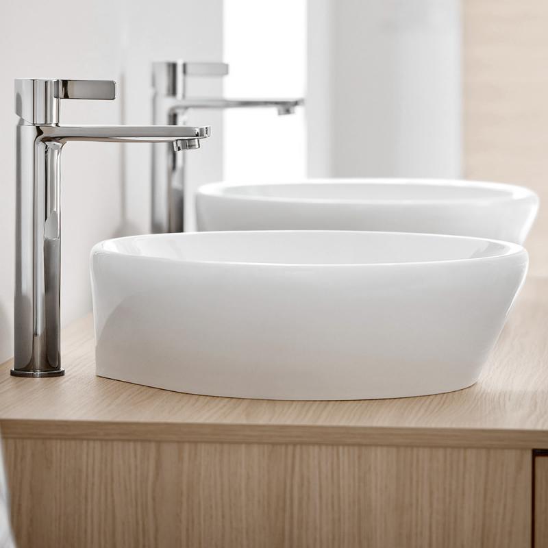 Раковина - чаша круглая Duravit D-Neo 2371400070 диаметр 400 мм, без перелива, без отверстия для смесителя, белая