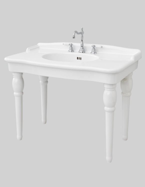 Раковина накладная ARTCERAM HERMITAGE HEL004 01 00  1120х630 мм, с 1 отверстием под смеситель, с переливом, белый глянцевый