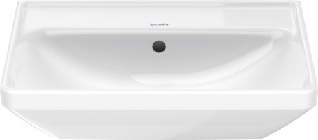 Раковина подвесная Duravit D-Neo 2366550060 550 мм х 440 мм, с переливом, без отверстия под смеситель, белая