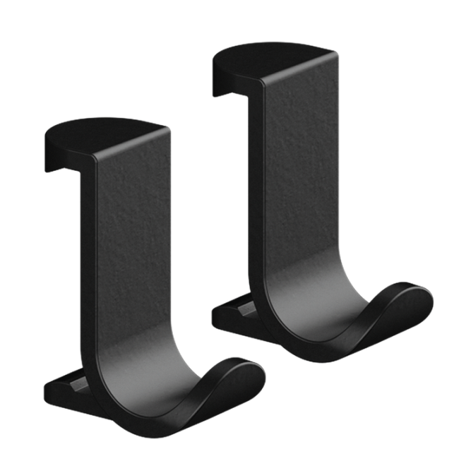 Крючок широкий HANSGROHE WallStoris 2791467 2 штуки, матовый чёрный