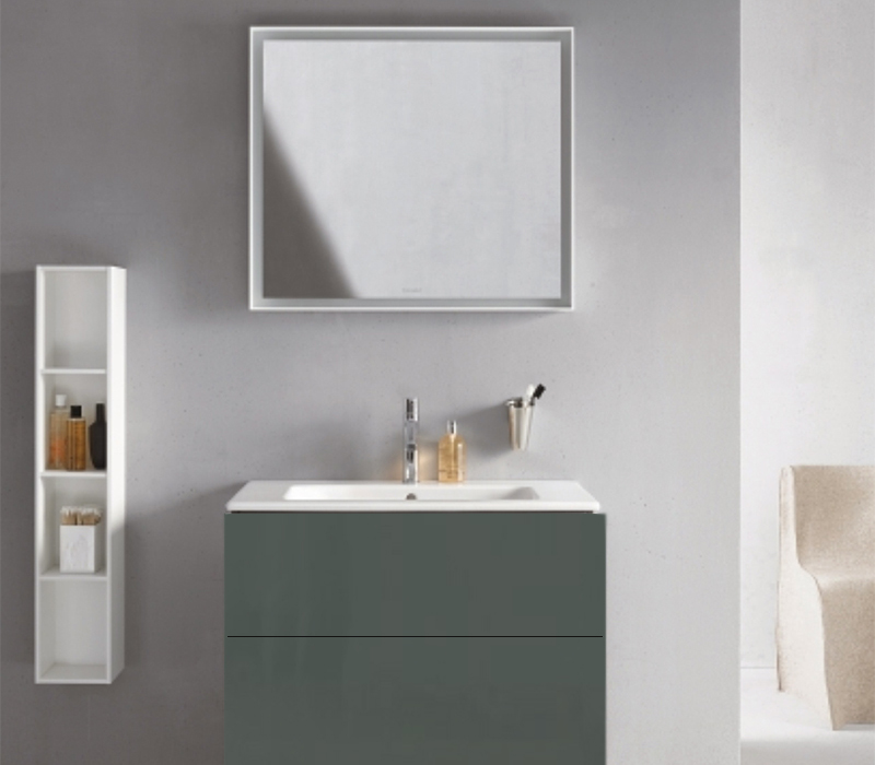 Тумба подвесная под раковину Duravit L-Cube LC627703838 доломитово-серый