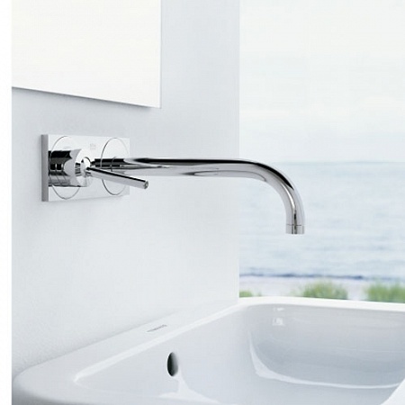 Смеситель для раковины AXOR Uno 38115000 настенный хром