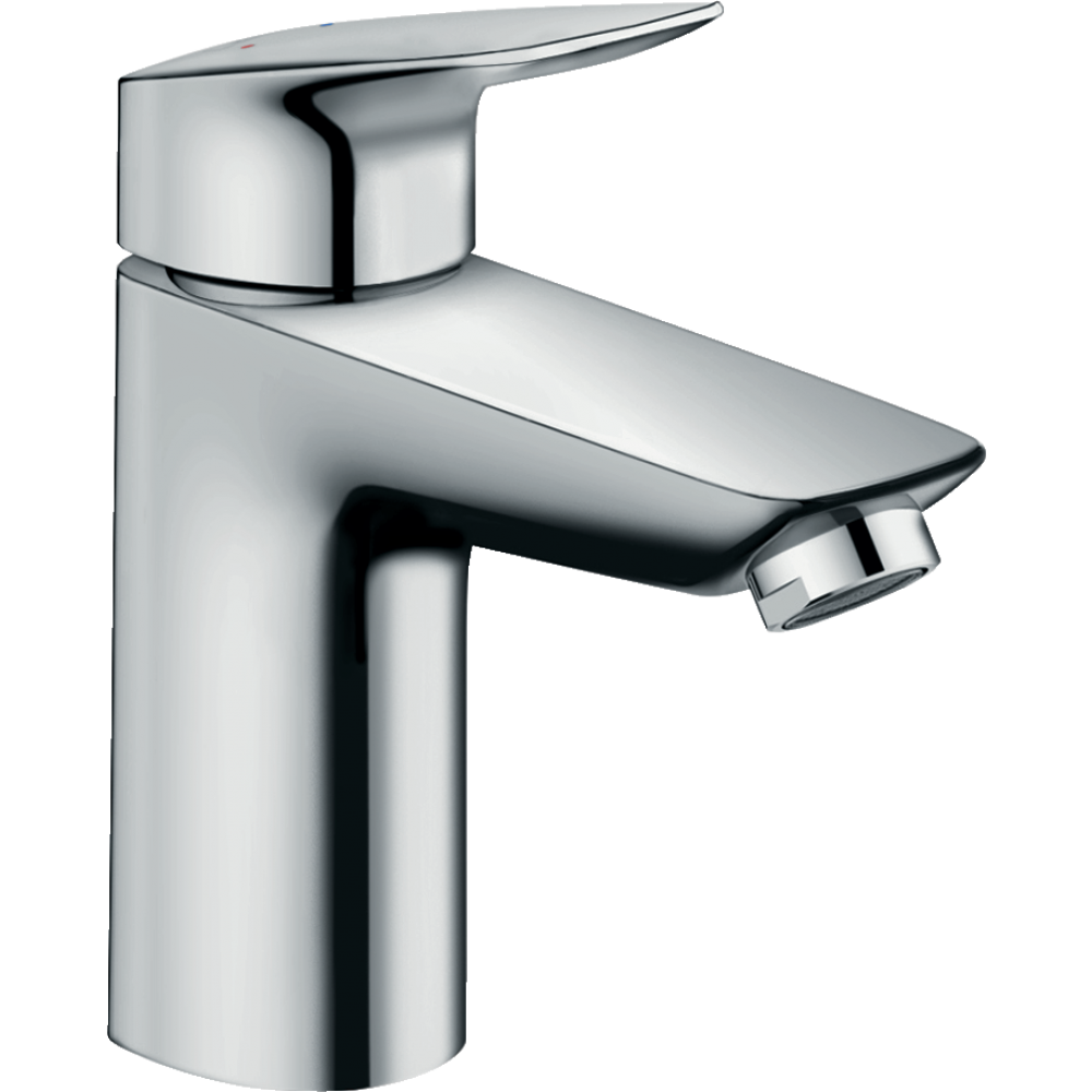Смеситель для раковины со сливным клапаном Hansgrohe Logis 71107000 хром