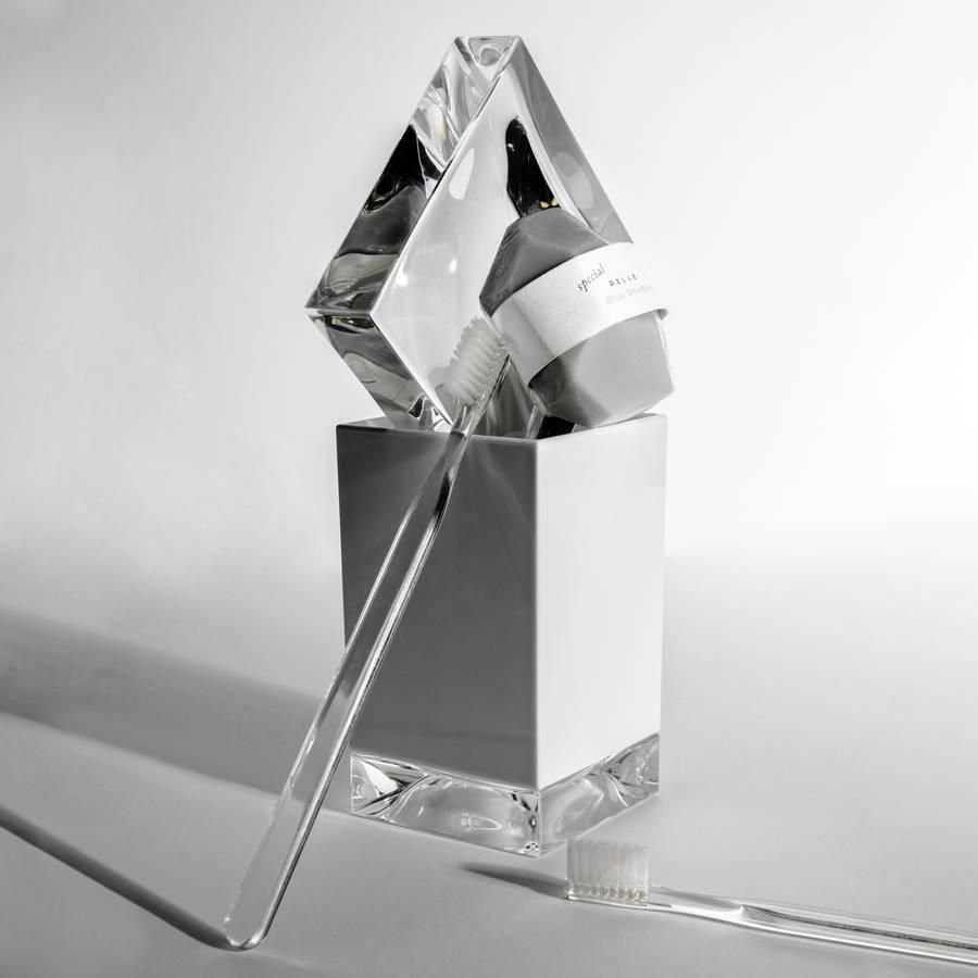 Стакан для зубных щеток Kartell by Laufen   3.8233.0.090.000.1   пластик, цвет плотный белый