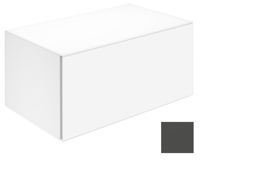 Боковая тумба Keuco Plan 32926 110000 корпус лак матовый антрацит, фасад стекло антрацит глянцевый