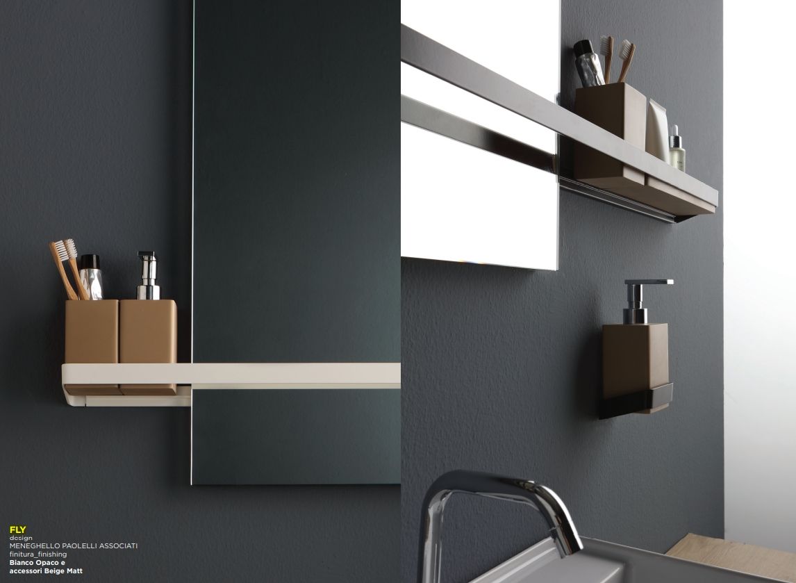 Мыльница/контейнер для аксессуаров BERTOCCI FLY 149 1570 0000 140 мм, чёрная матовая