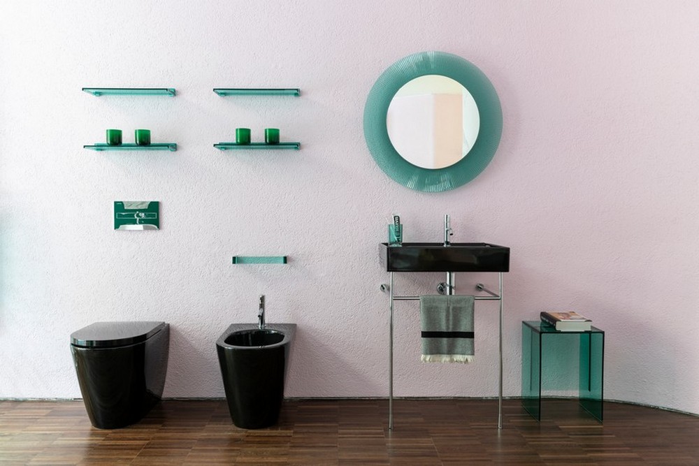 Табурет для ванной комнаты Kartell by Laufen   3.8933.0.092.000.1 пластик зеленый изумрудный.