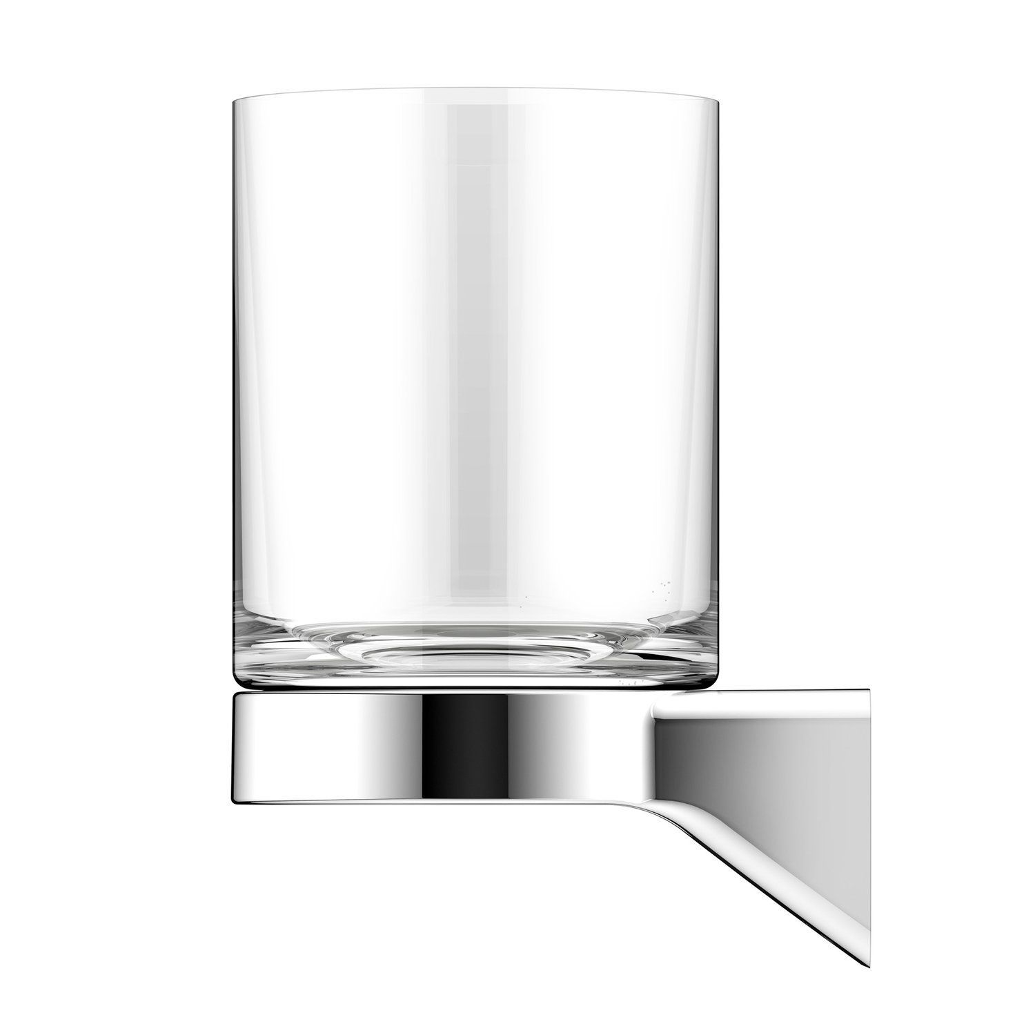 Держатель стакана с хрустальным стаканом KEUCO AVENO 14650 019000 с клеевым комплектом, цвет Хром
