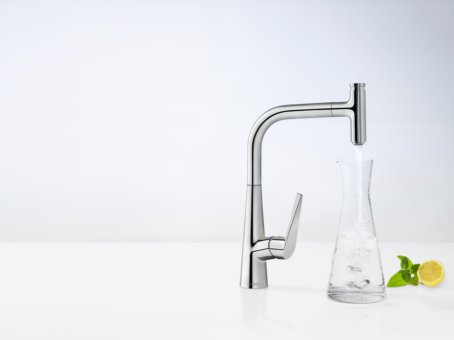 Смеситель для кухни высокий Hansgrohe Talis Select S 72821800 Хром