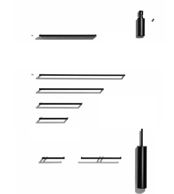 Держатель туалетной бумаги  DECOR WALTHER  Mikado MK TPH 1   0520200   1,5 X 15,5 X 7 см, цвет Хром