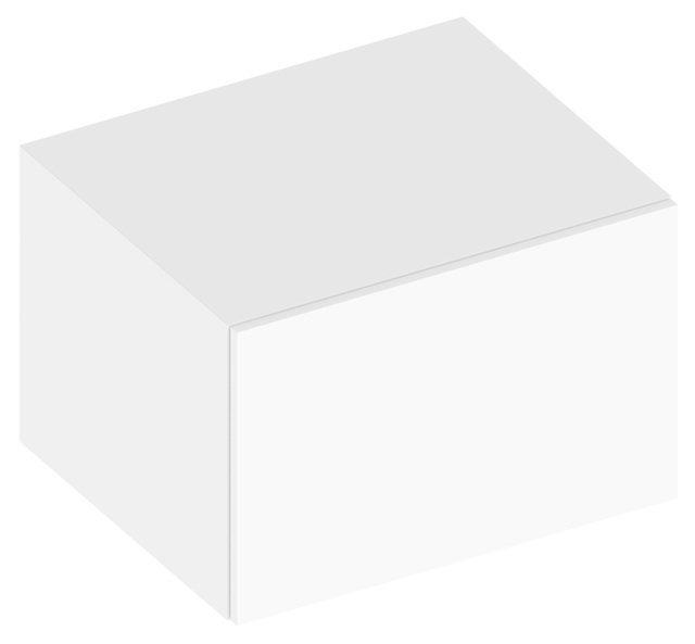 Боковая тумба Keuco Edition 90 39025 210000 600 x400x485 мм 1 ящик корпус и фасад глянцевый лак белый