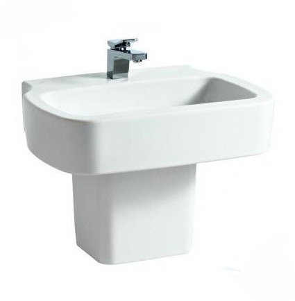 РАСПРОДАЖА Полупьедестал   Laufen  Palomba  8.1980.1.000.000.1  30 см, цвет белый