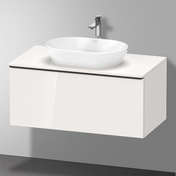 Тумба подвесная под раковину DURAVIT D-Neo DE494802222 1000 мм х 550 мм, с 1 выдвижным ящиком и консолью, белый глянцевый