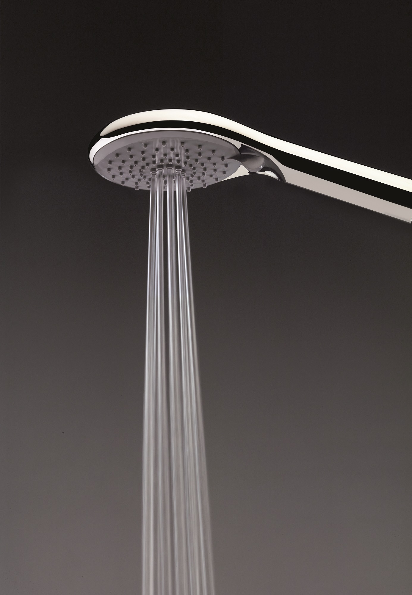 Душевой комплект Bossini Syncronia C12035C.073 с лейкой, шлангом и держателем, Чёрный матовый