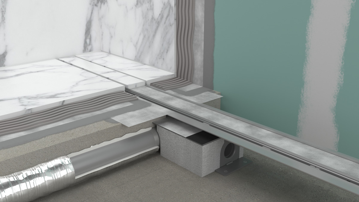 Универсальный полный монтажный набор HANSGROHE RainDrain uBox Universal  56023180 700 мм, для стандартной установки линейного слива