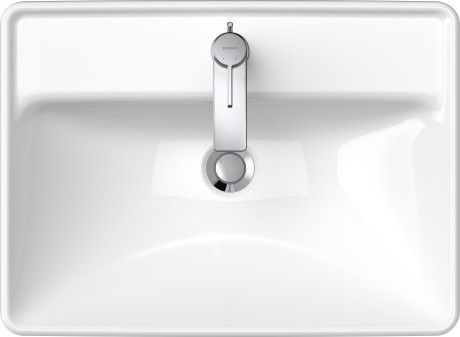 Раковина встраиваемая сверху Duravit D-Neo 0357600027 600 мм х 440 мм, с переливом, с отверстием под смеситель, белая