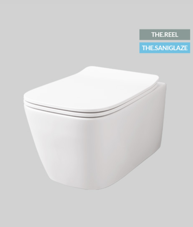 Подвесной унитаз безободковый прямоугольный ARTCERAM А16 ASV006 17 00 520 мм х 360 мм, с покрытием Saniglaze, с креплением, цвет Чёрный матовый