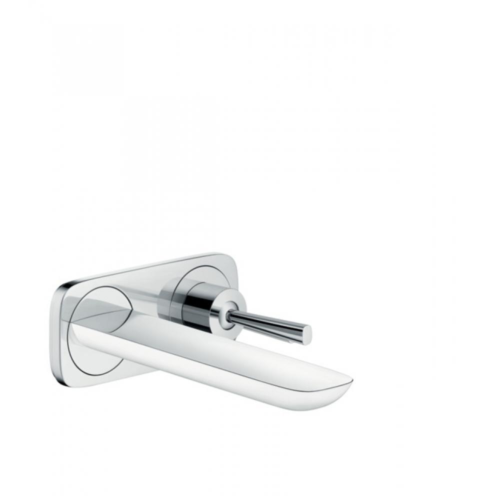 Смеситель для раковины настенный Hansgrohe PuraVida 15084400 белый/хром