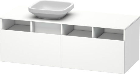 Тумба подвесная под консоль Duravit DuraStyle DS 6785 L 18 белый матовый