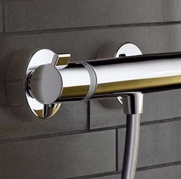 Термостат для ванны Hansgrohe Ecostat Comfort 13114990 цвет Полированное золото
