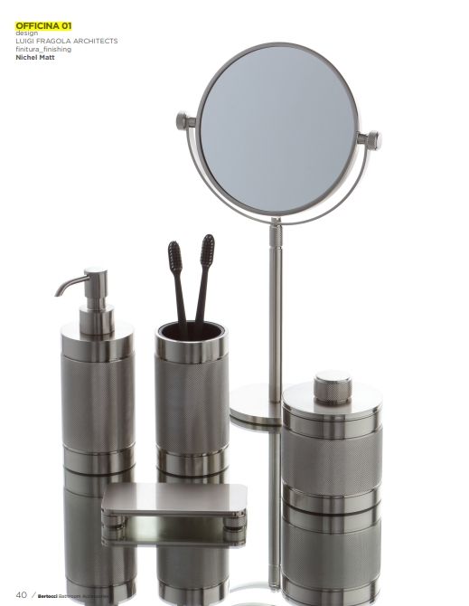 Стакан для зубных щёток подвесной OFFICINA 01 127 7500 0000 Хром