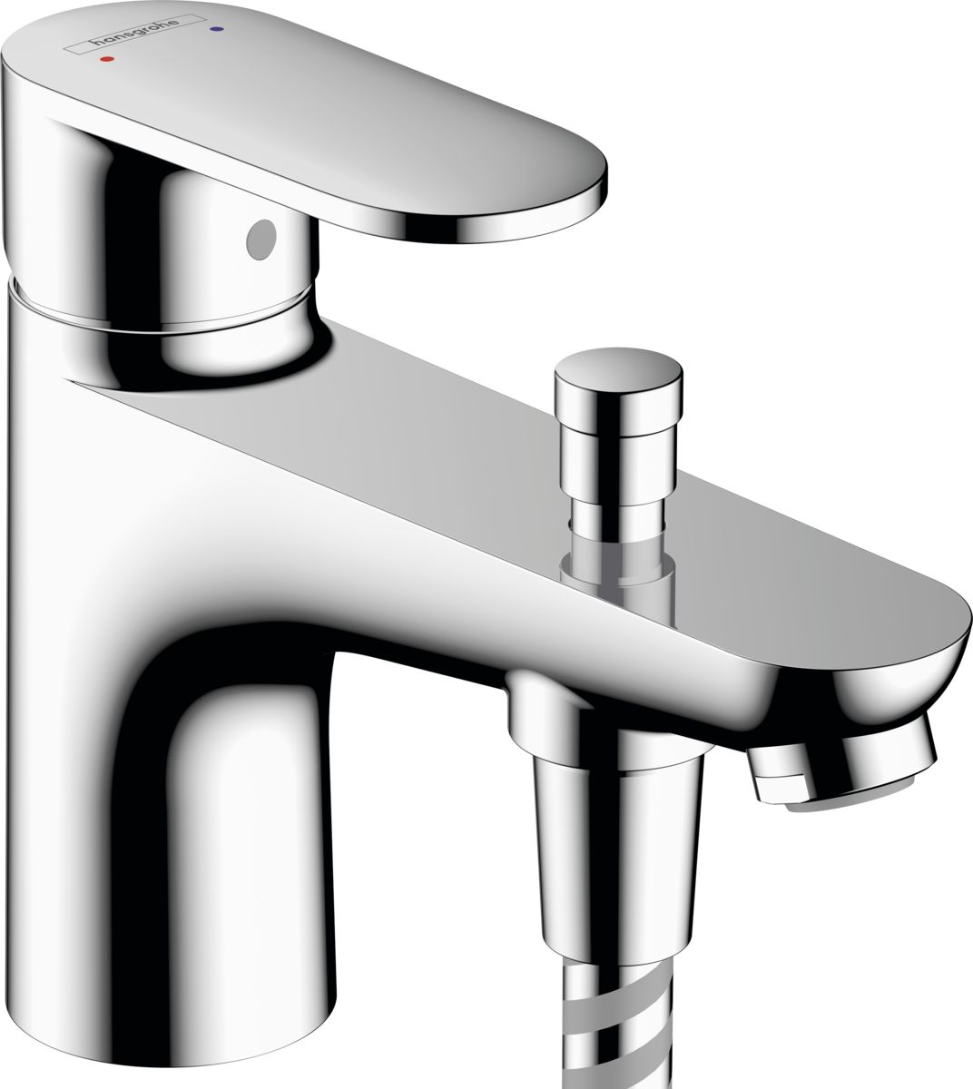 Смеситель для ванны и душа однорычажный HANSGROHE Vernis Blend 71444000 Хром