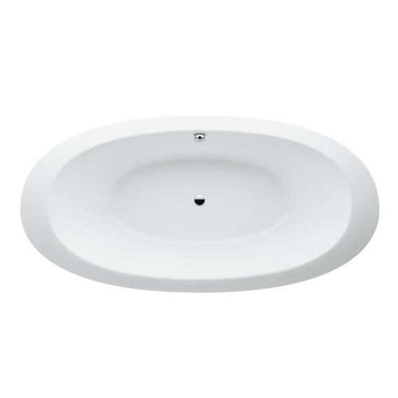 Встраиваемая акриловая  ванна  Laufen  Alessi One  2.4397.0.000.695.1, гидро-, аэромассаж LED подсветка, дезинфекция, 2030x1020х575 мм, без панели,  каркас с ножками, белая
