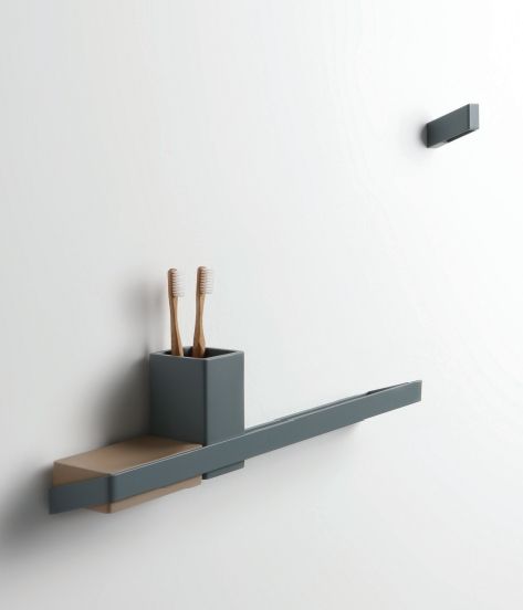 Релинг/Полотенцедержатель металлический BERTOCCI FLY 149 1514 0200 560 мм, белый матовый