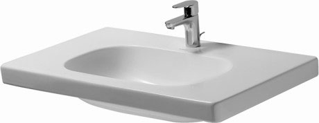 Раковина встраиваемая сверху Duravit d-code 03528500002 85х48см